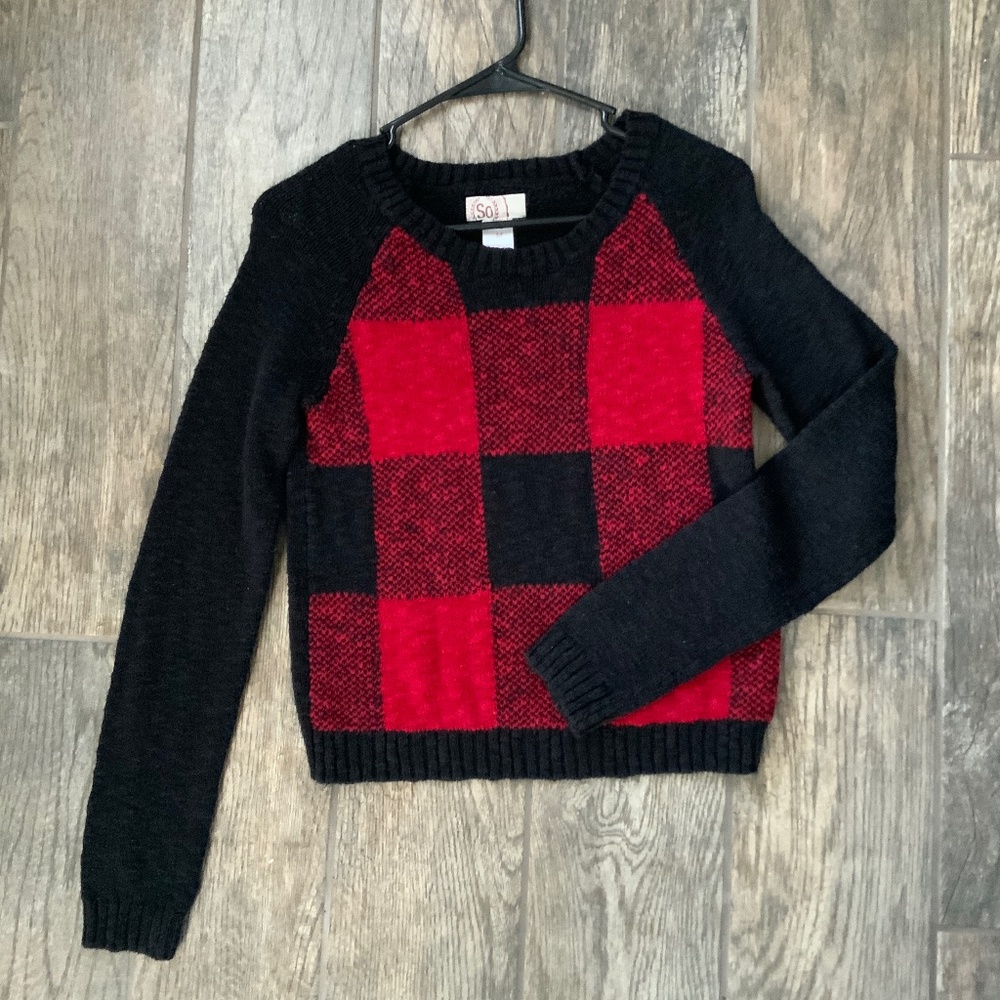 Plaid sweater